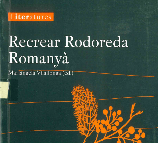 LLIBRE-RECREAR RODOREDA ROMANYÁ