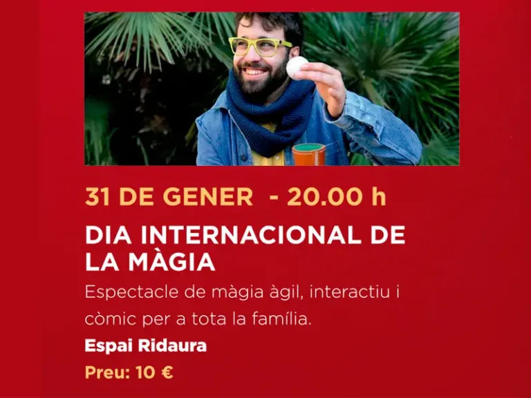 Espectacle de màgia amb Pere Rafart – 31 de gener