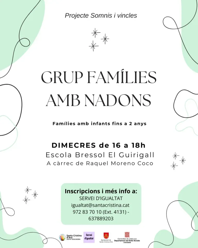 GRUP DE FAMÍLIES AMB NADONS (0-2 anys)
