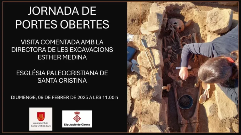 Portes Obertes a les excavacions arqueològiques de l’església paleocristiana