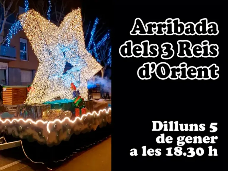 Arribada dels Reis de l’Orient a Santa Cristina d’Aro