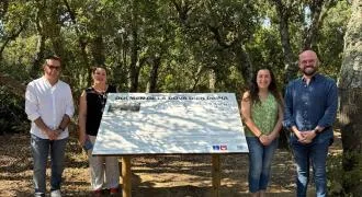 El Consell Comarcal del Baix Empordà instal·la una cartellera accessible al dolmen de la Cova d’en Daina