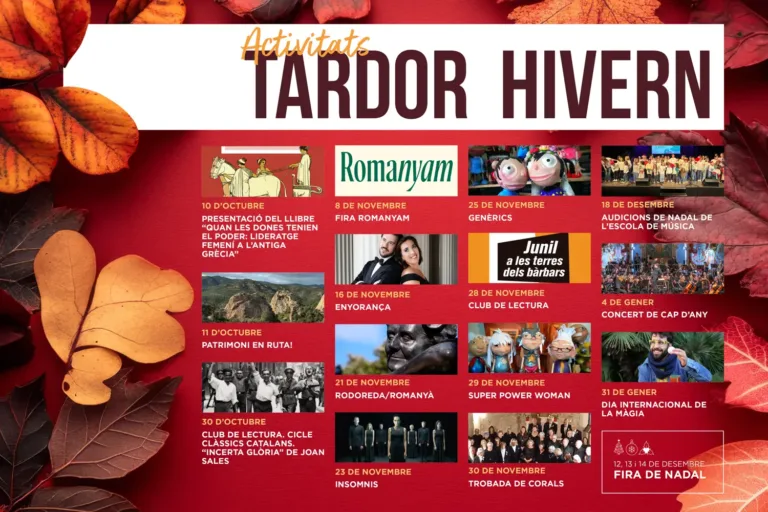 Descobreix les activitats d’aquesta tardor-hivern!