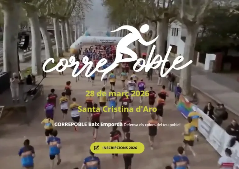 4a edició del CORREPOBLE a Santa Cristina d’Aro! – 28 de març