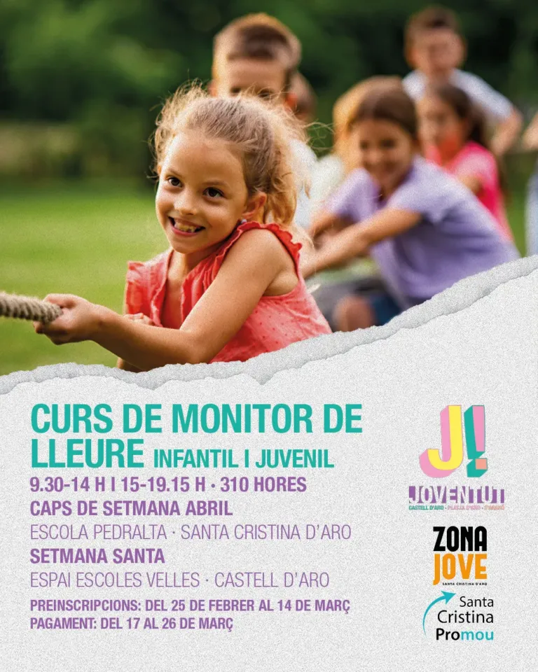 Curs de monitor/a de lleure infantil i juvenil intensiu