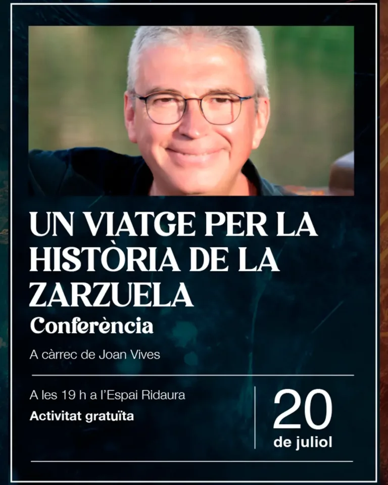 CONCERTS D’ARO-CONFERÈNCIA JOAN VIVES