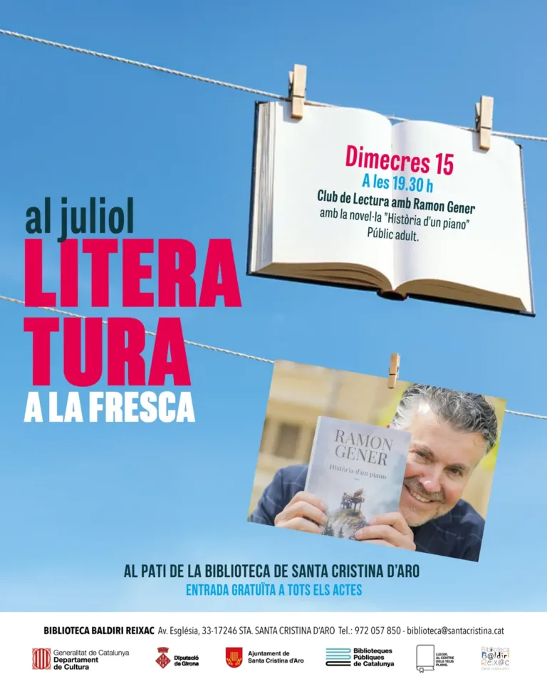 Club de lectura amb Ramon Gener