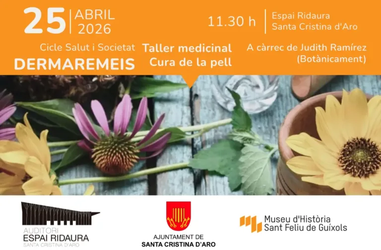 Cicle “Salut i Societat” Metge Rural – Taller DERMAREMEIS 25 d’abril