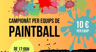 CAMPIONAT DE PAINTBALL PER EQUIPS!