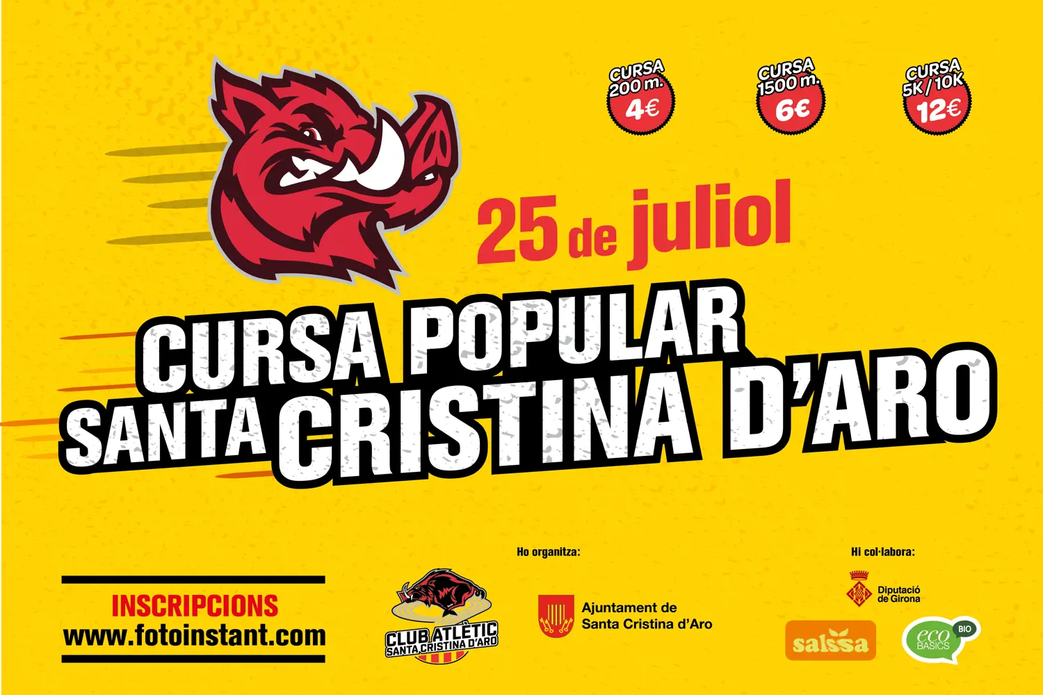 Cursa Popular de Santa Cristina d’Aro – Inscripcions obertes