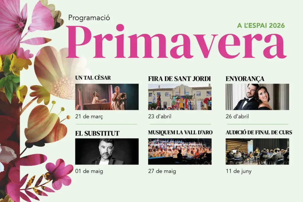 Programació Primavera a l’Espai 2026