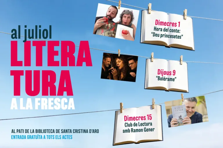 Literatura a la Fresca a la biblioteca Baldiri Reixac