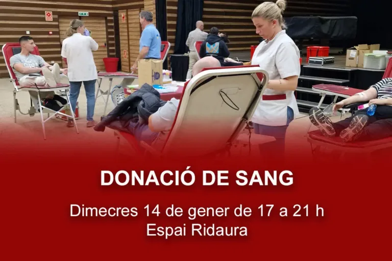 Donació de sang – 14 de gener